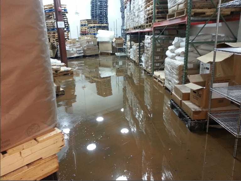 warehouse flooding